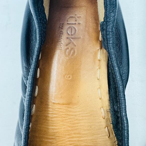 Tieks By Gavrieli Womens Leather black Ballet Flats Matte Black Shoes Slip Ons - Picture 6 of 16